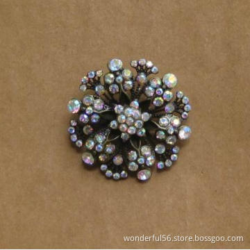 crystal vintage jewel rhinestone brooches